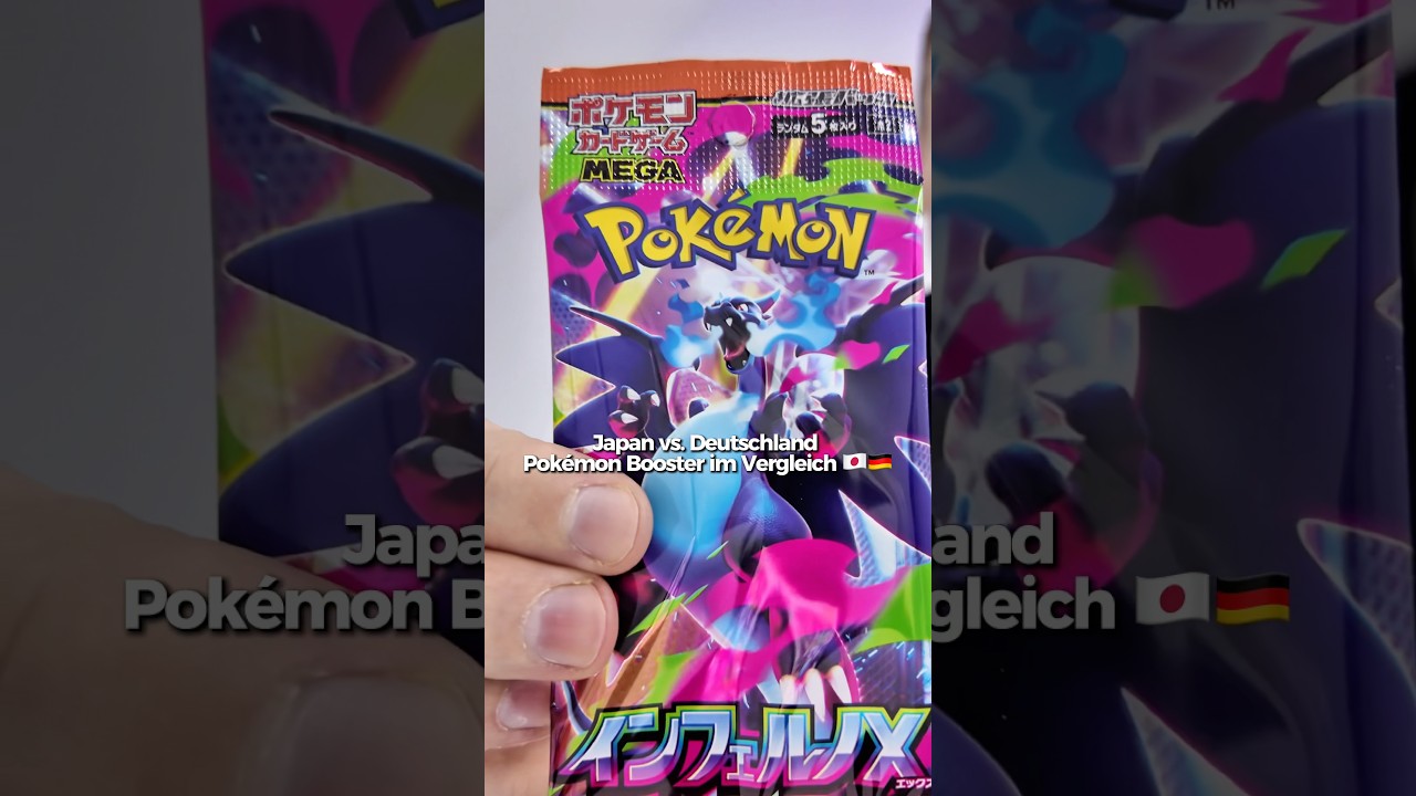 Japan 🇯🇵 vs Deutschland 🇩🇪 #boostervergleich #pokemon #pokemonkarten