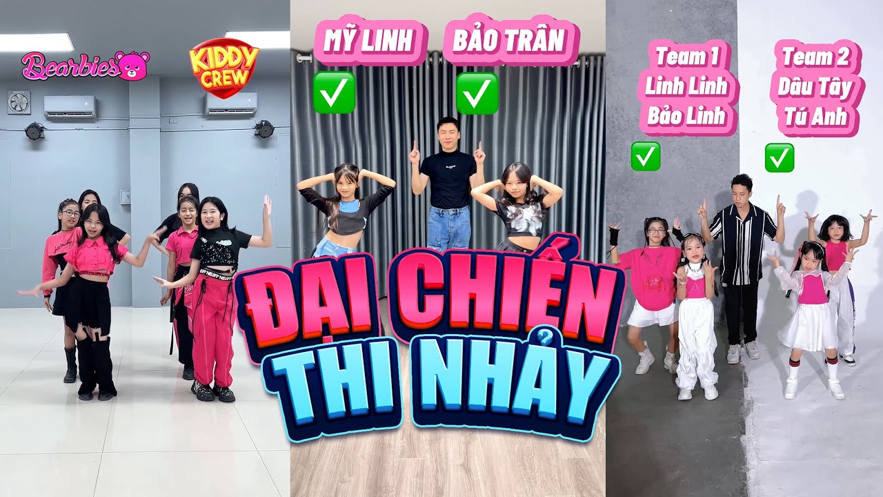 KIDDY x BEARBIES | Tổng hợp THI NHẢY P6 | Mash Up Tiktok Battle Dance | Minhx Entertainment