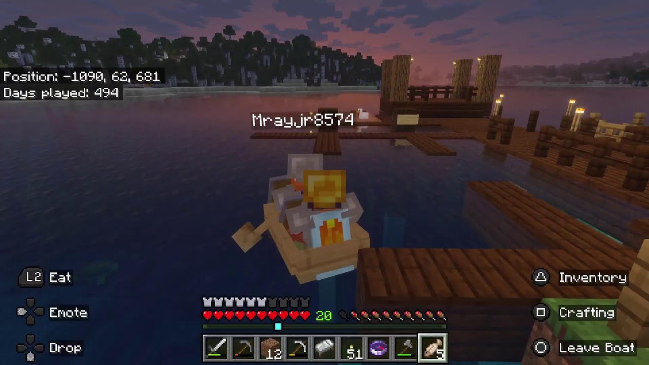 Building Up Forever World pt 4 (Minecraft)