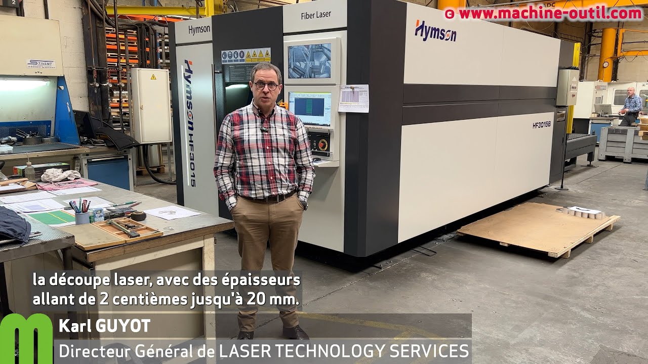 Découpe laser de 2 centièmes à 20 mm sur deux lasers fibre Hymson chez Laser Technology Services