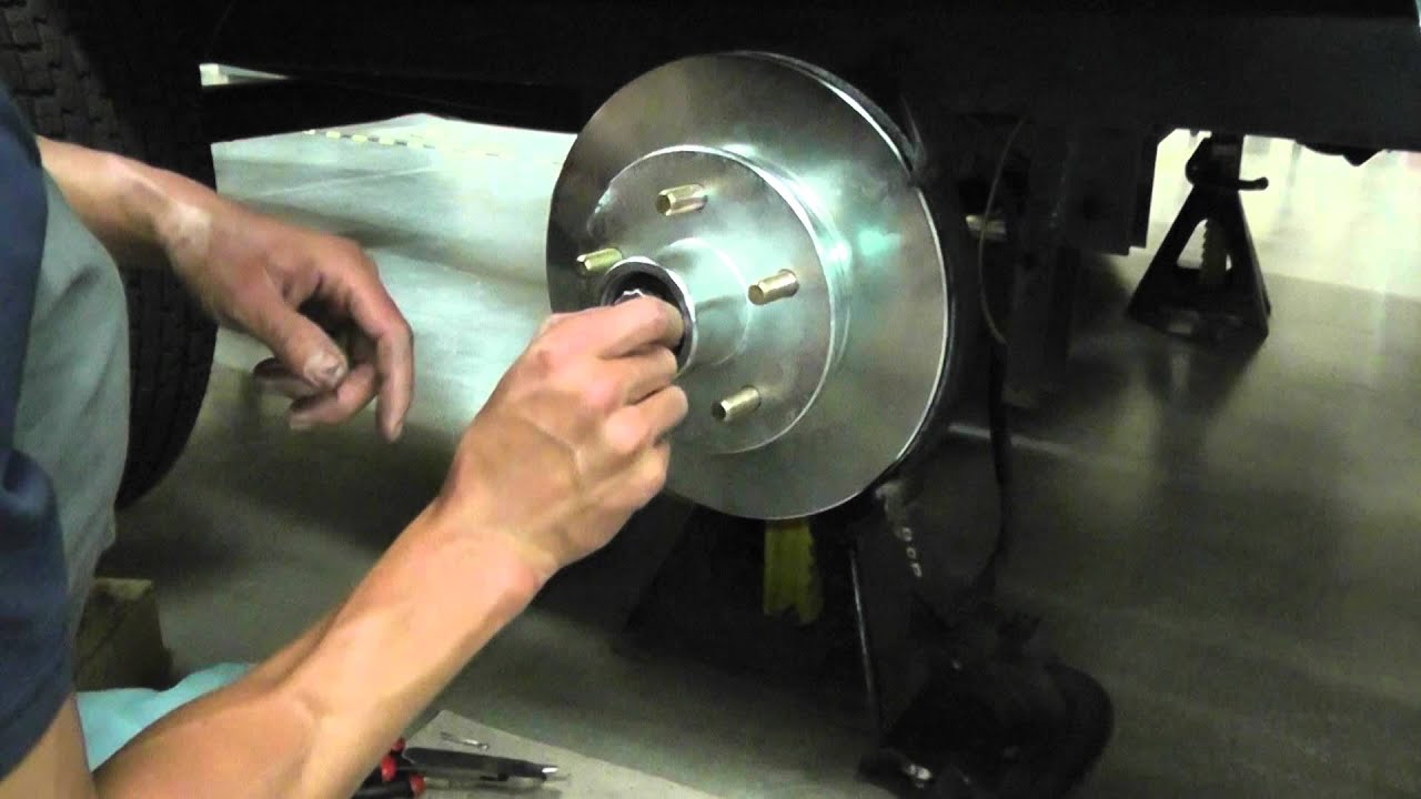 Asian Bass Guy UFP DB-42 Trailer brakes hub, disc, pads install