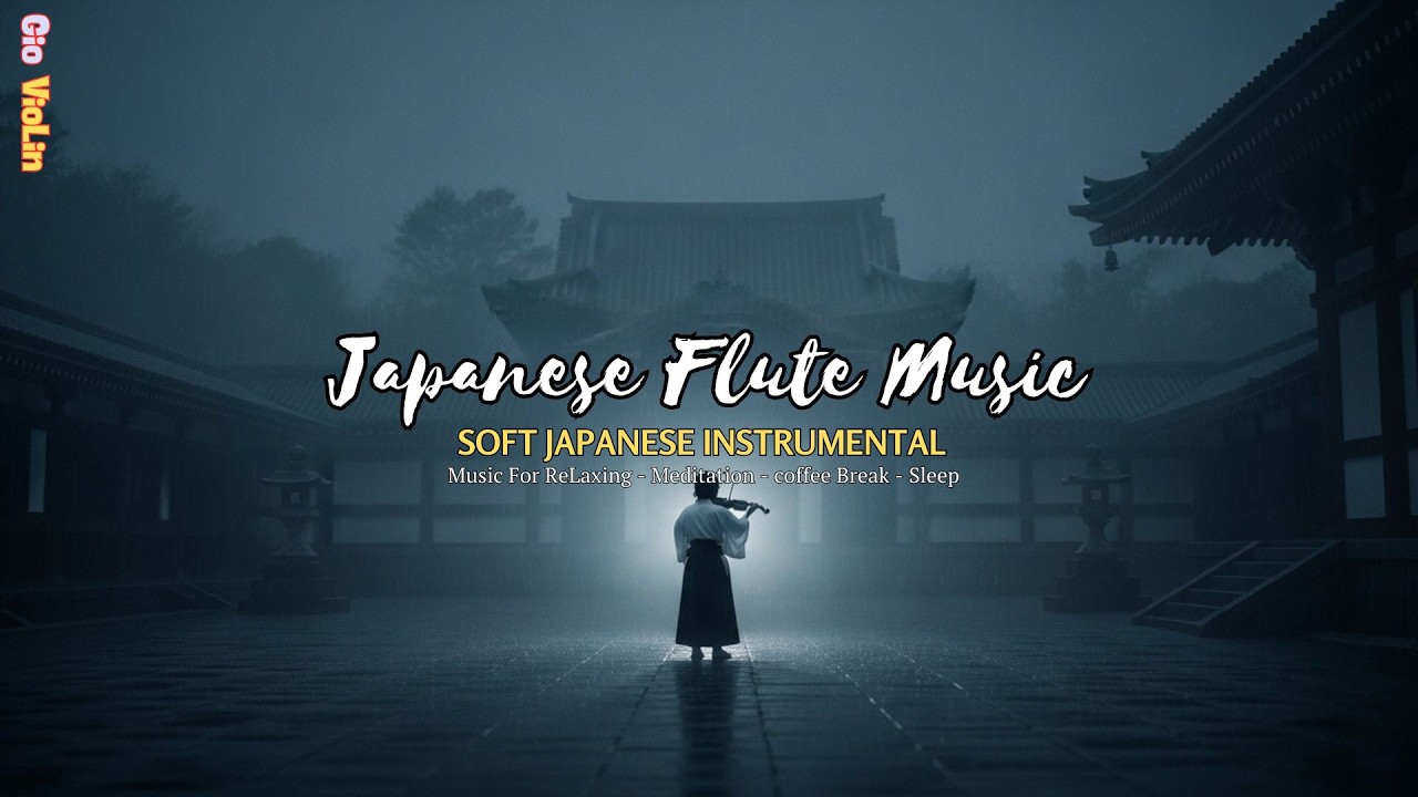 Relaxing Japanese Flute Music for Deep Calm & Meditation | Gio Violin