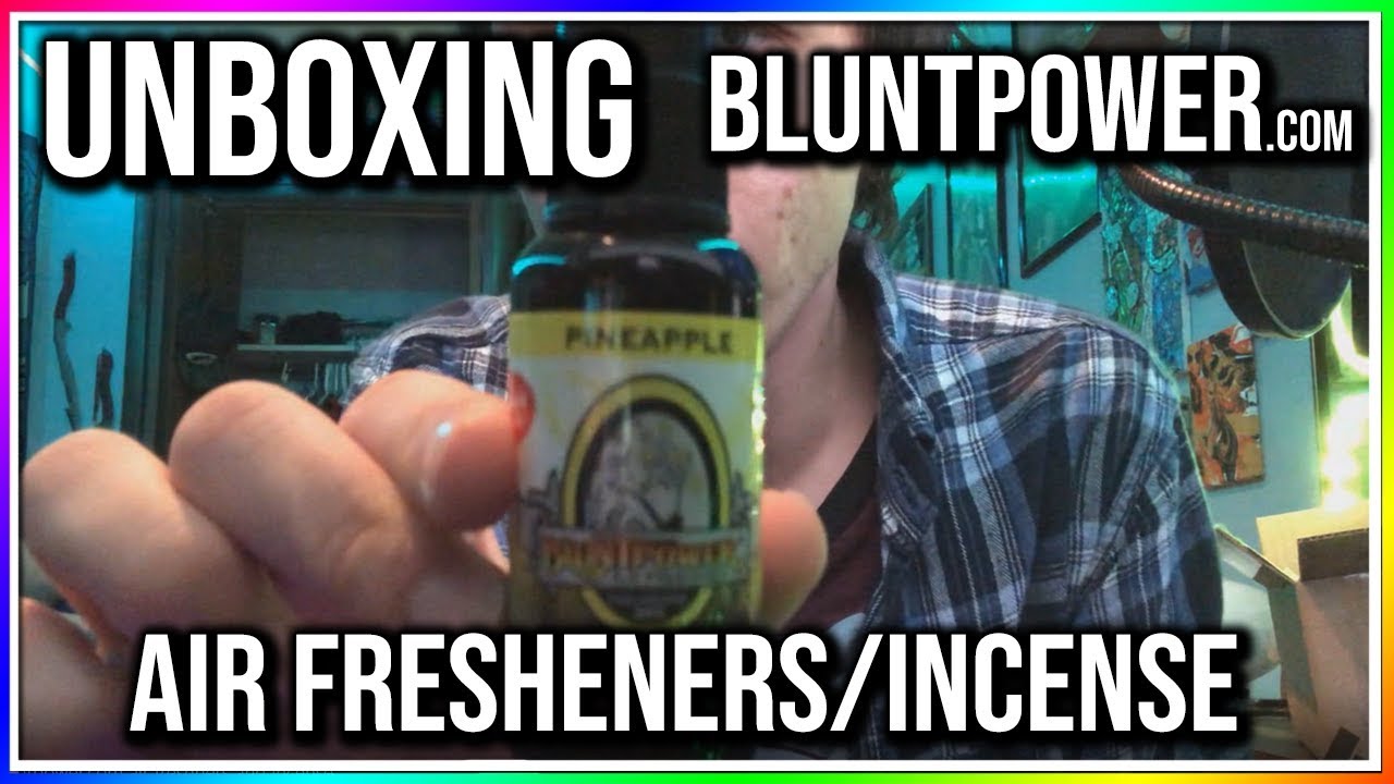 UNBOXING: BLUNTPOWER - AIR FRESHNERS/INCENSE (OFFICIAL REVIEW)