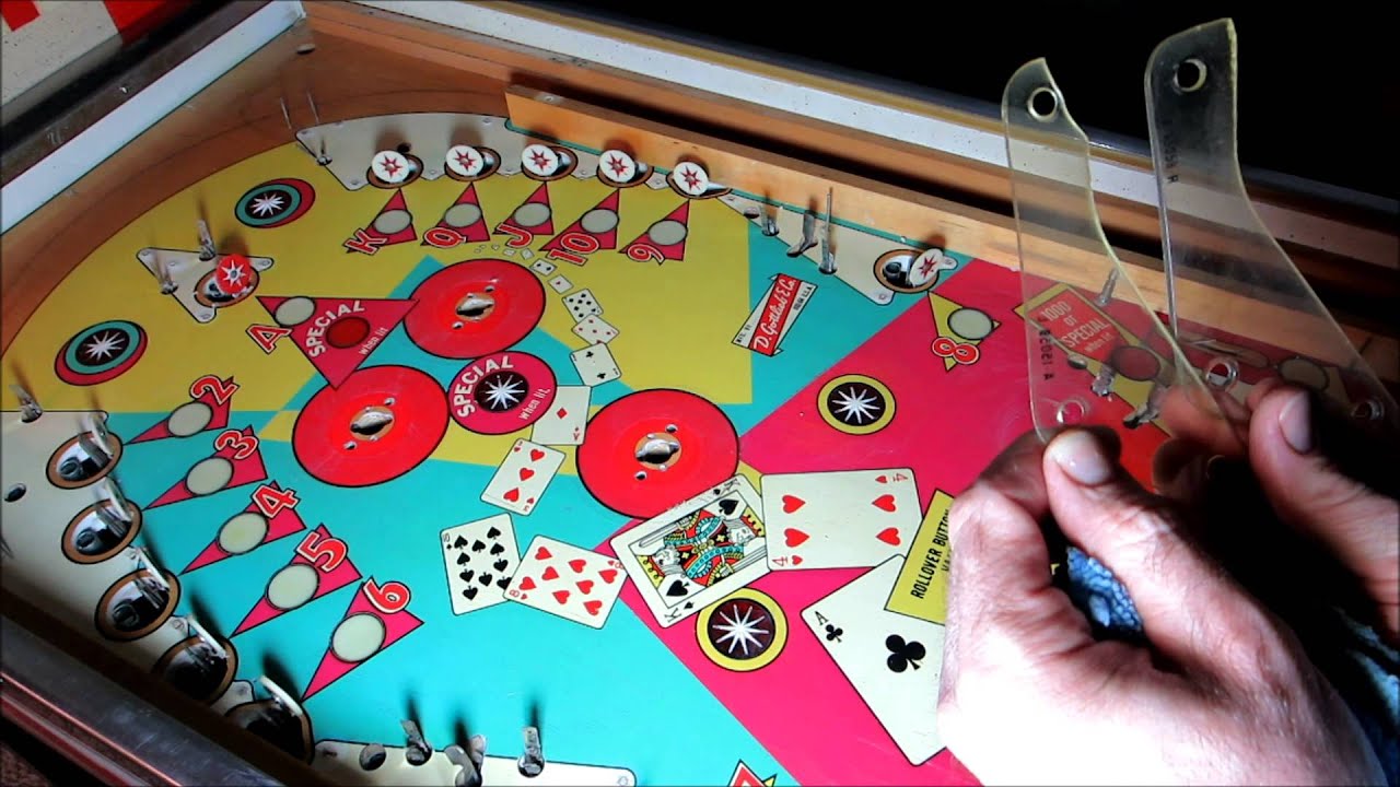 Gottlieb Top Card - Bad Coils, Some Playfield Cleanup, Some Backglass Touchup