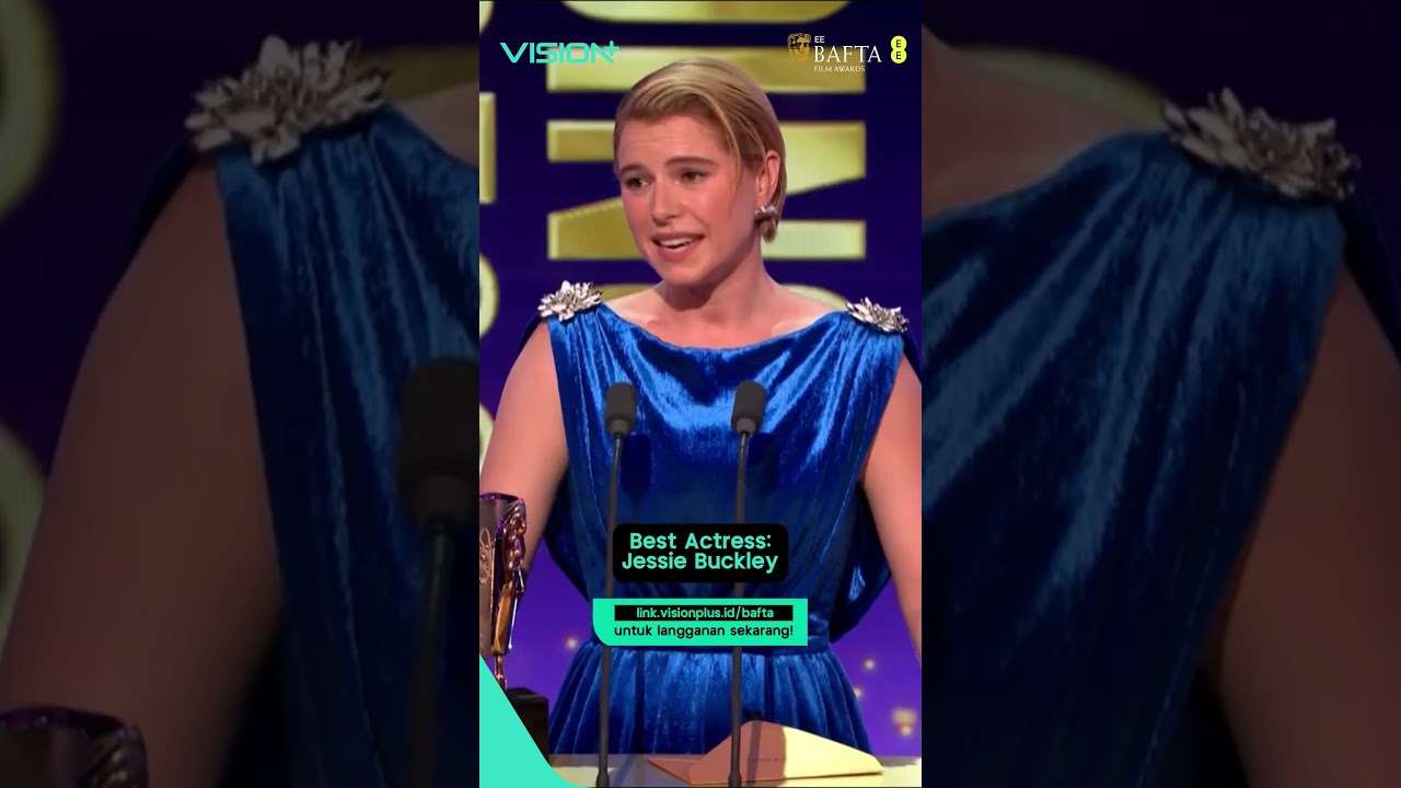 Jessie Buckley resmi bawa pulang BAFTA sebagai Leading Actress dalam film Hamnet ✨🔥 | BAFTA 2026
