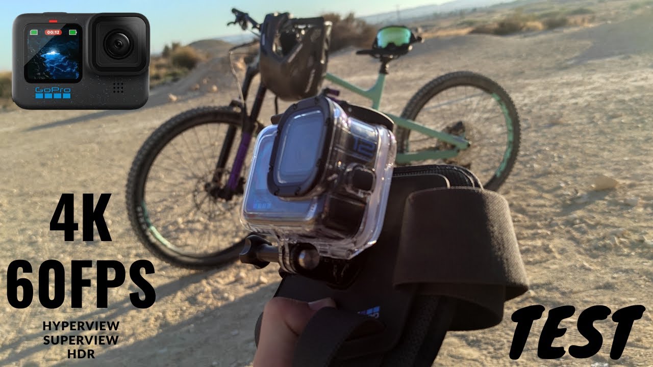 GoPro Hero 12 Test - HyperView vs SuperView vs HDR - 4k 60fps - MTB