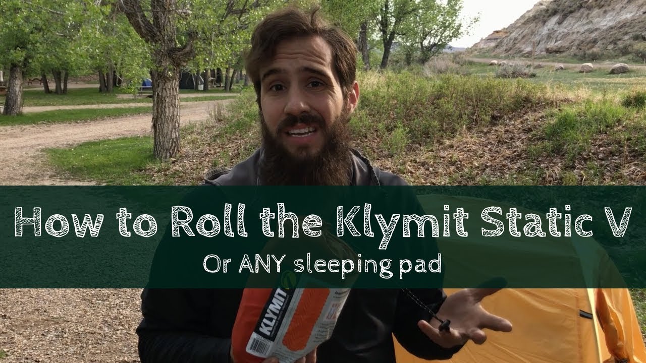 Rolling Up The Klymit Static V And ANY sleeping pad! (Fool Proof Method!) - Backcountry Forward