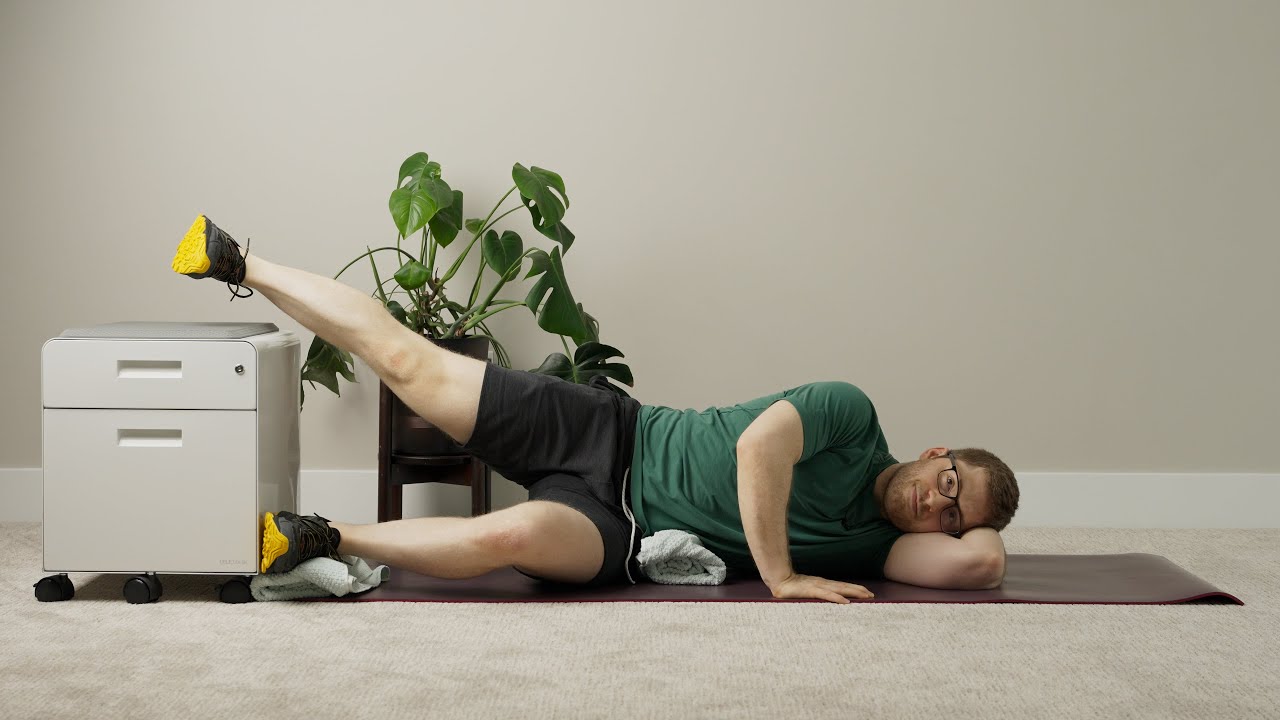 Left Sidelying Right Gluteus Medius Progression