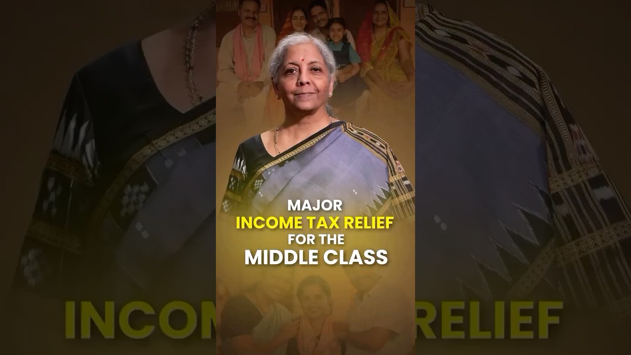 Major Tax Relief for the Middle Class! 💰📉 | #BudgetUpdate #nirmalasitharaman #budgetupdate
