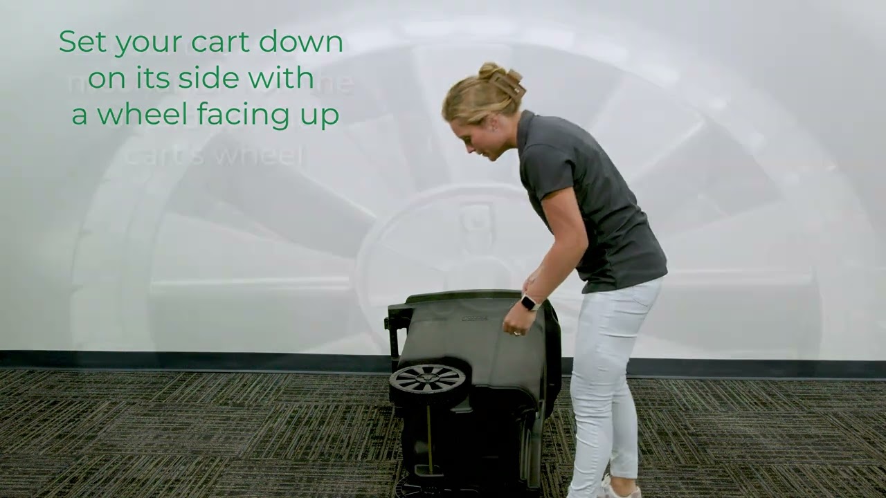 Toter Two-Wheel Cart Wheel Removal