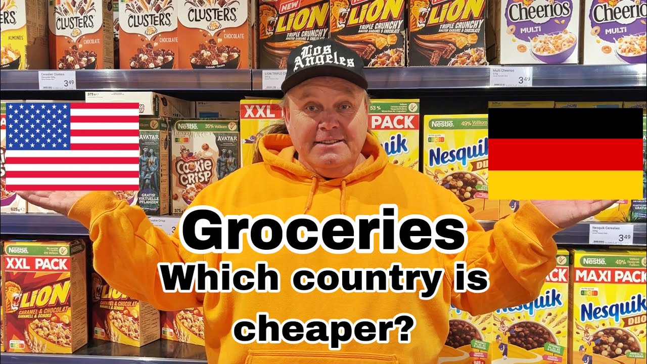 Exploring German Supermarket compare to American Grocery store which country is cheaper?