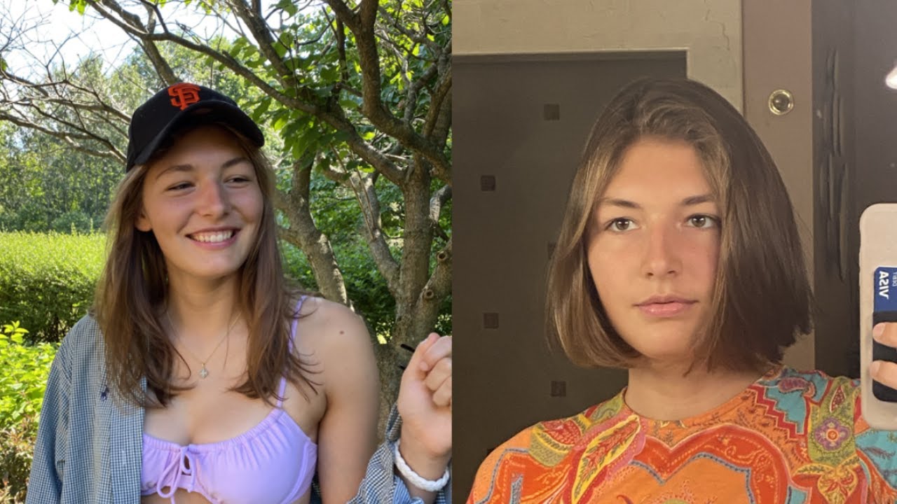 i let my mom cut my hair with kitchen scissors🥴💔💇‍♀️
