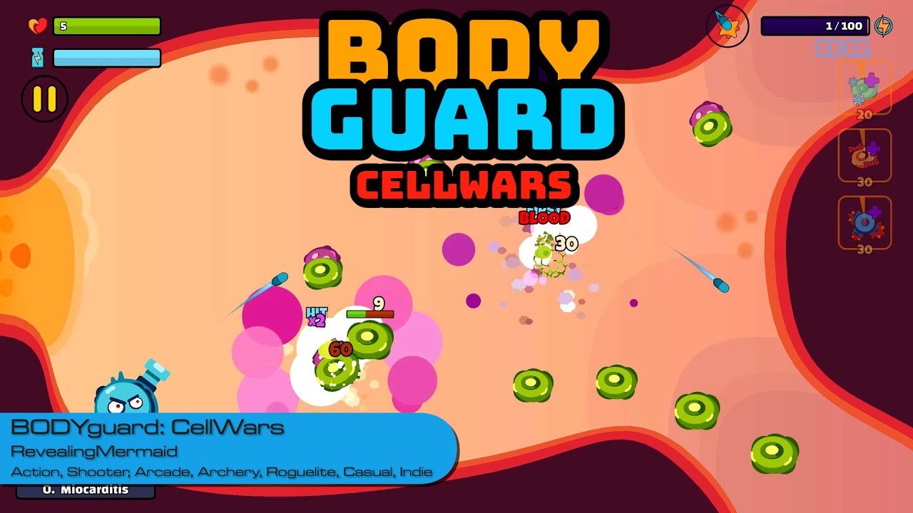 BODYguard: CellWars - Playing as Your Own Immune System (Gameplay)