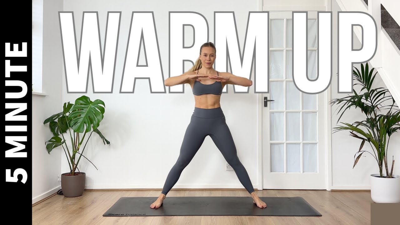 5 MIN WARM UP FOR AT HOME WORKOUTS (No Jumping)