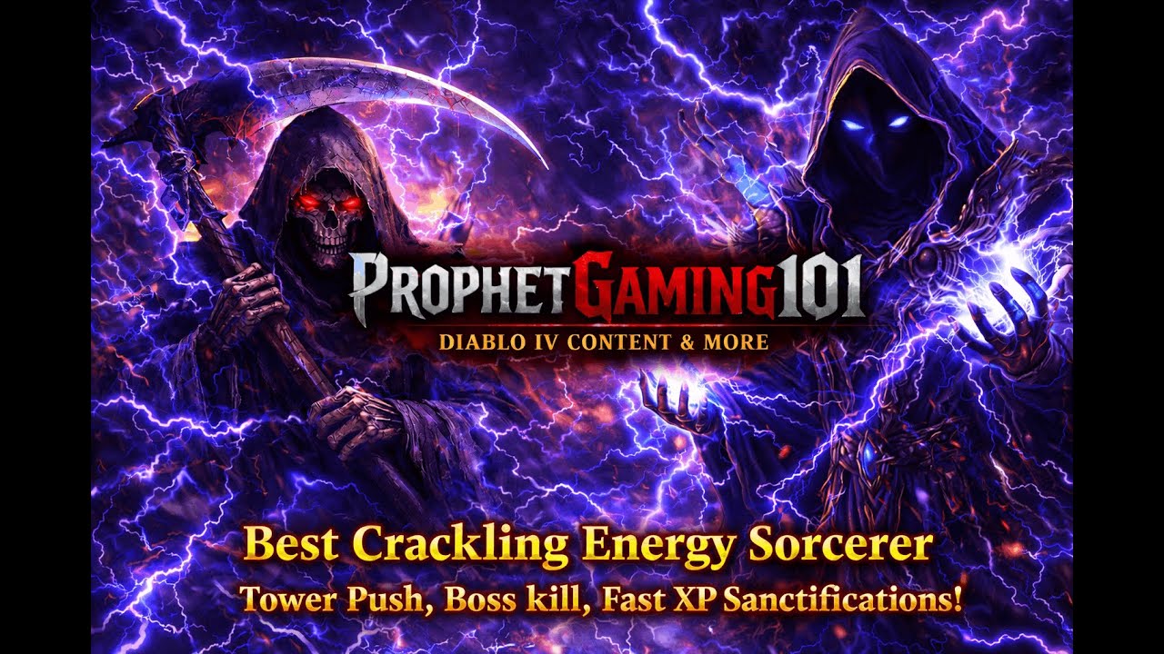 Diablo 4 | Best Sorcerer Ever! | Blaster | Crackling Energy | Prophetgaming101