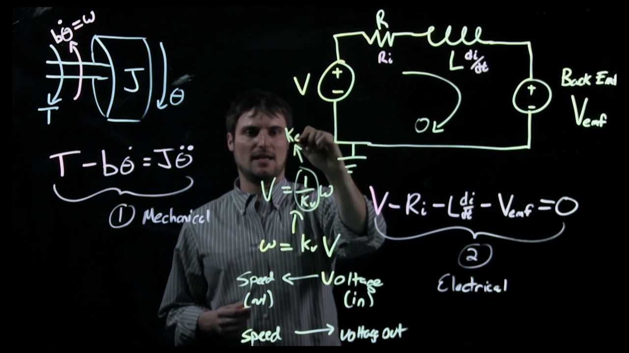 ME207 DC Motor Model Equation Derivation