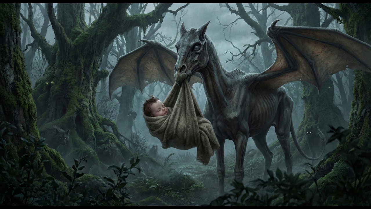 What If A Thestral Carried Baby Harry Away Before Hagrid Arrived And Raised Him In The Death Forest