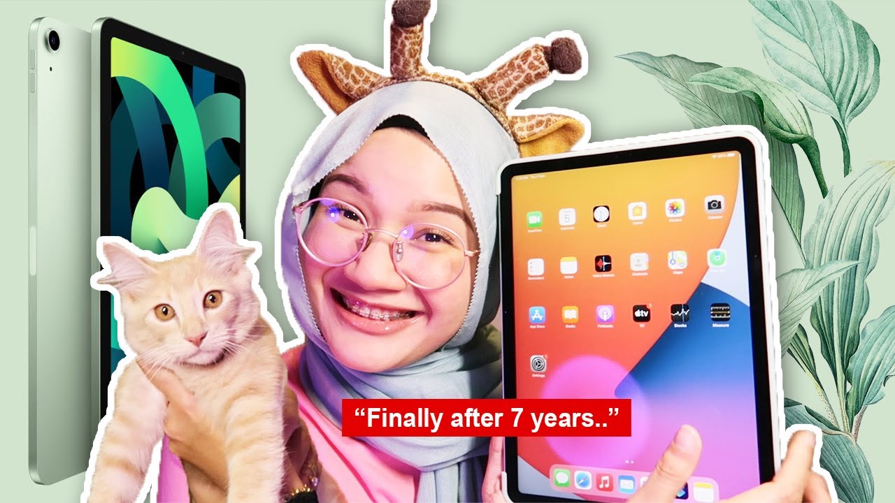 ENGRAVED IPAD AIR 4 UNBOXING & ACCESSORIES (semua hijau!) | #105 Hidup Shazz