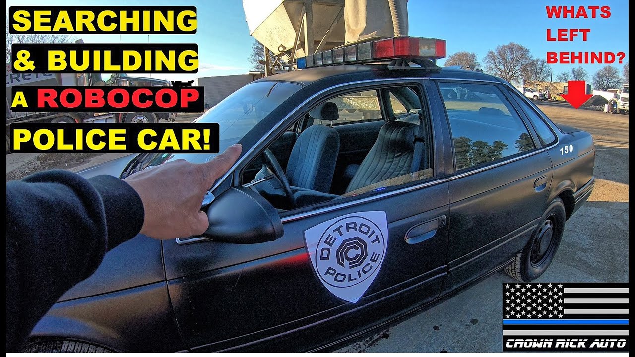 Searching & Building a Robocop Police Car!