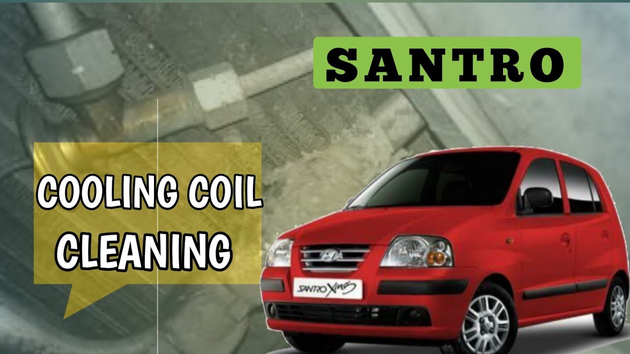 Hyundai Santro AC Cooling Coil Cleaning with out Dashboard Removing//malayalam
