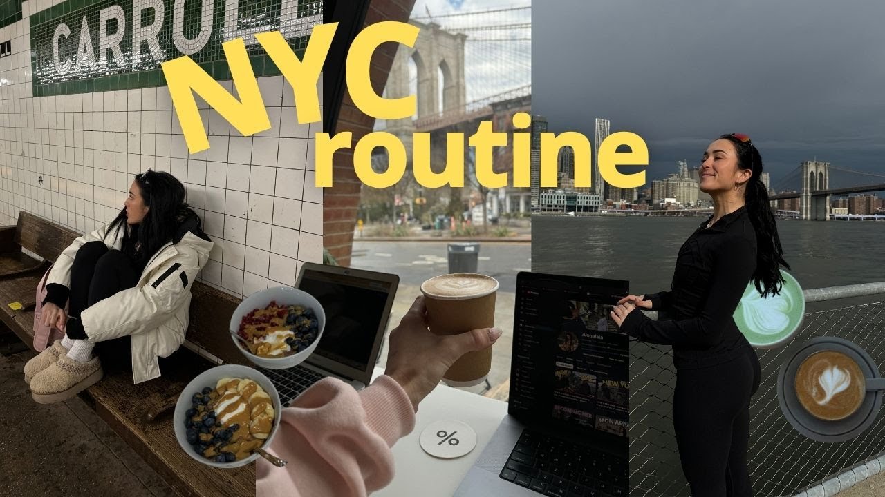 ma routine à new-york: running, early mornings, recette porridge & work