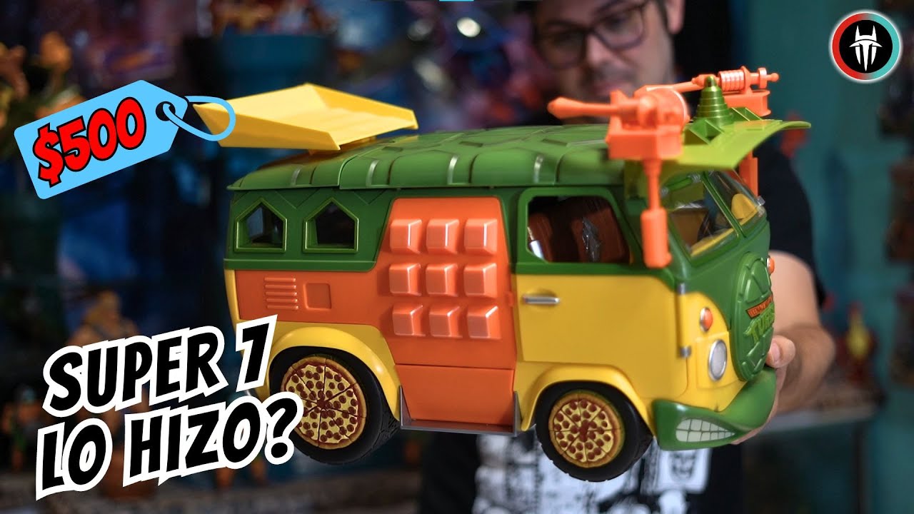 $500 USD. La Party Wagon de las Tortugas Ninjas de Super 7 es....