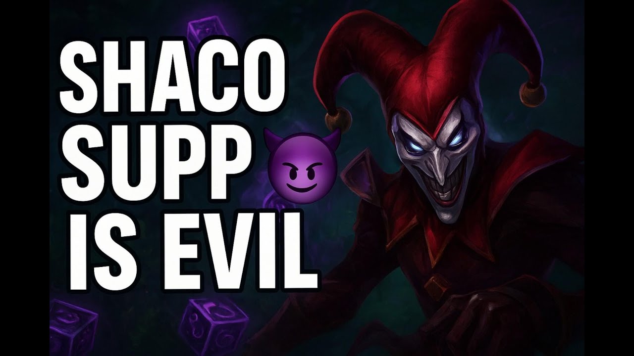 The Most Annoying Support in League 😂 | Shaco Support Gameplay