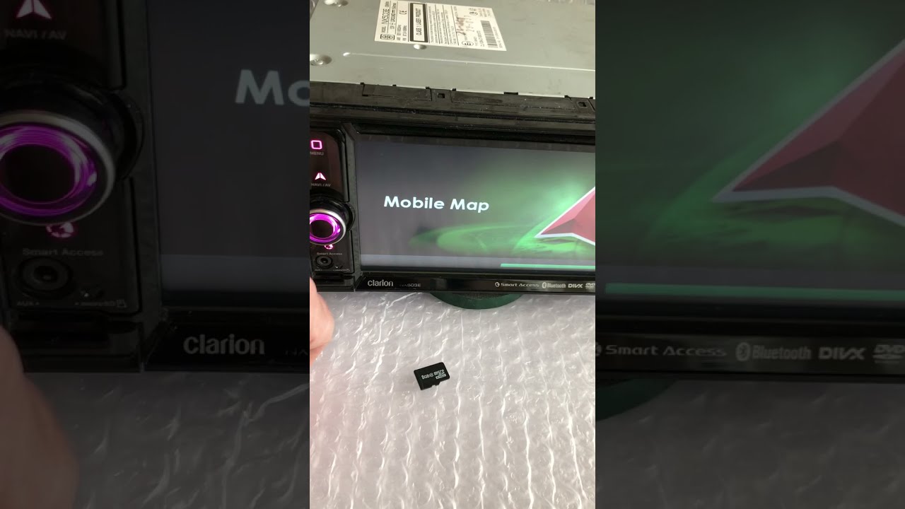 Clarion NX503E NX504E NX505E NX605 SD Card Bootloop Error Check SD Memory Card solution