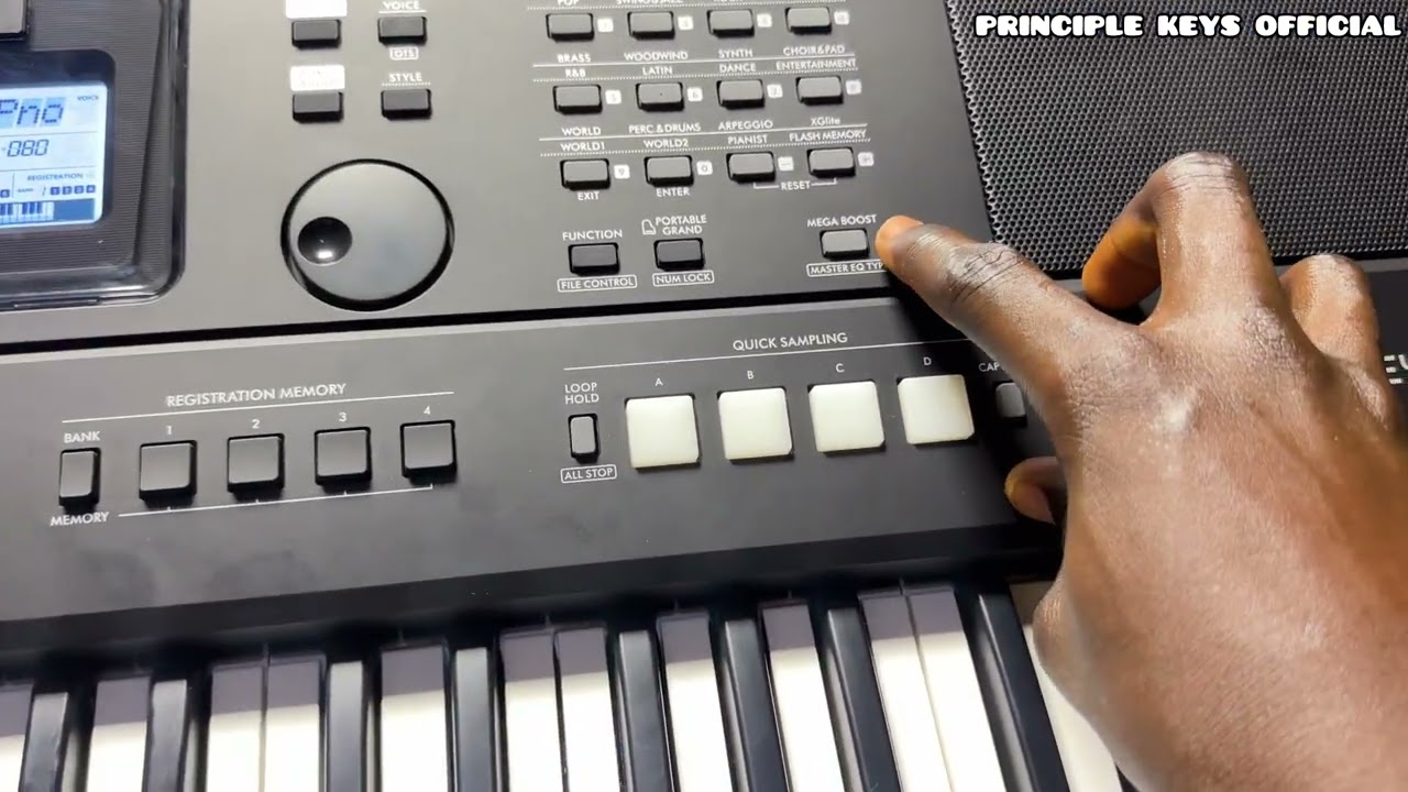 Как настроить (параметры) последнюю модель Yamaha PSR E473