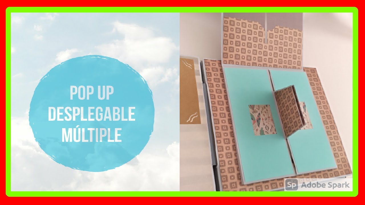 👀 2&ordm;TUTORIAL BOHO👀 MULTIDESPLEGABLE  I SCRAPBOOKING