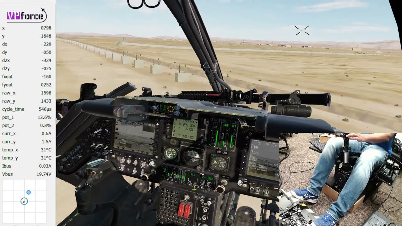 VPForce Rhino -DCS Test - Kiowa Warrior