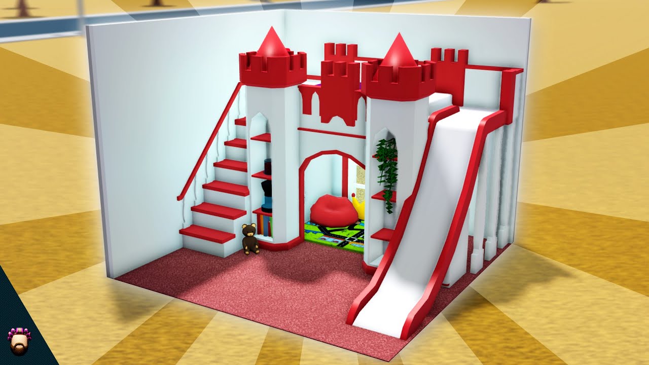 Building A Bloxburg House INSIDE The ROYAL BED!