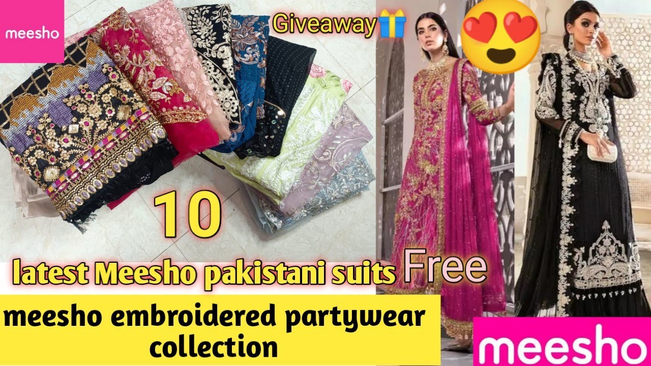 meesho pakistani suits 2023 | meesho pakistani dress review | affordable partywear meesho collection
