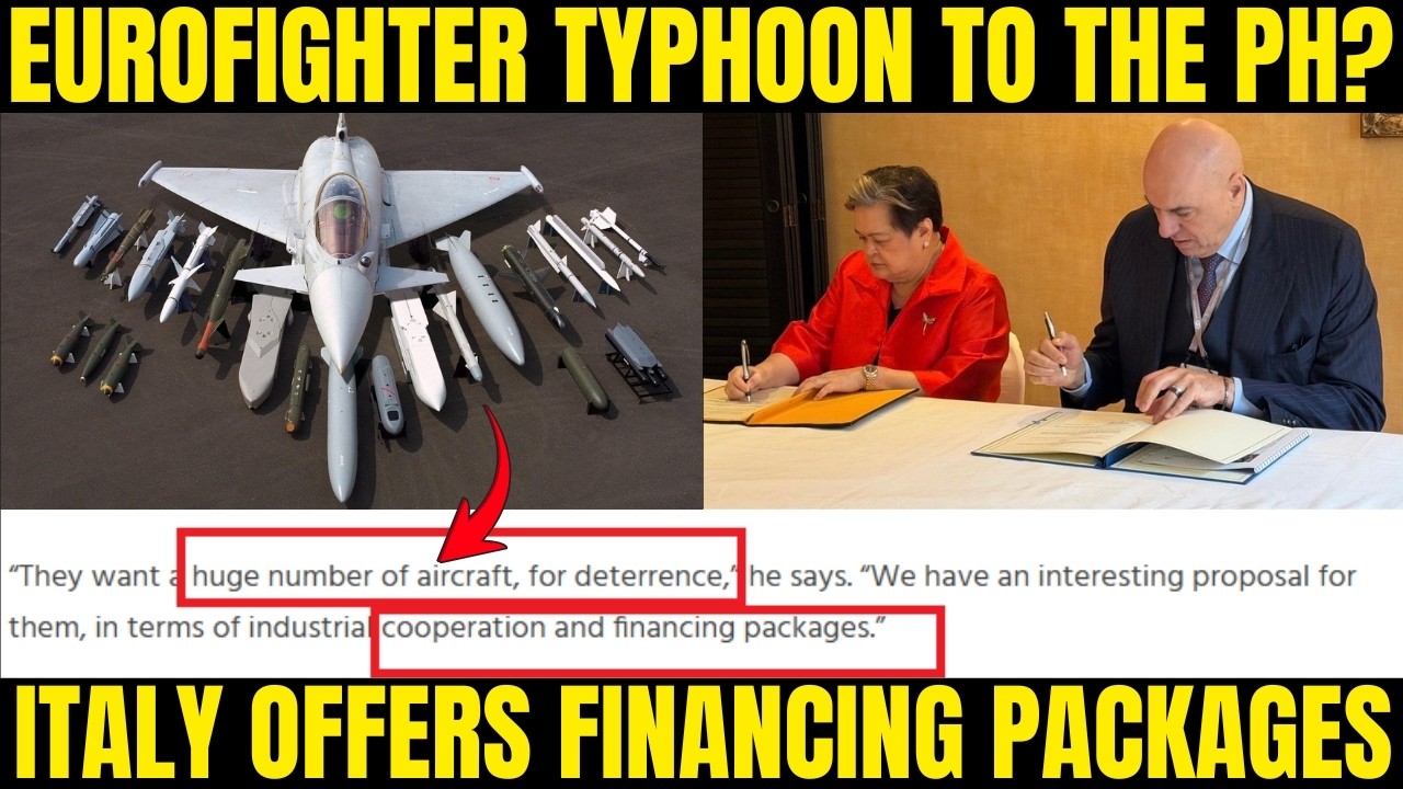 Eurofighter Typhoon на Филиппины? Италия предлагает пакеты финансирования.