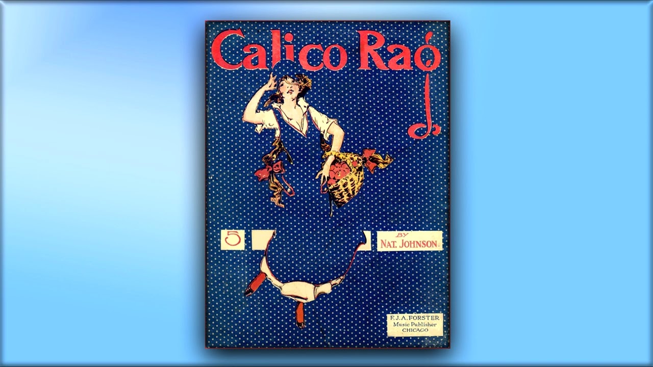 Calico Rag - Nathan  Johnson - RagTime - Midi - Piano - 1914