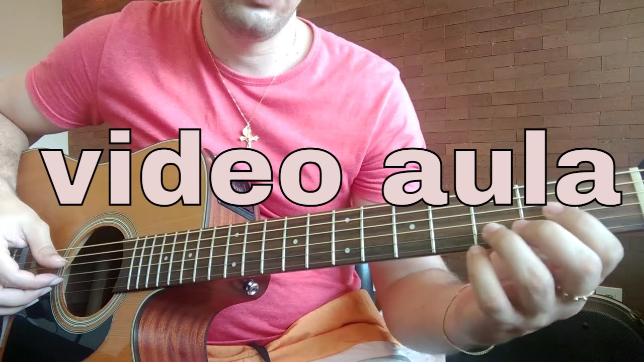 Vestido de seda aula de violão - como tocar os solos