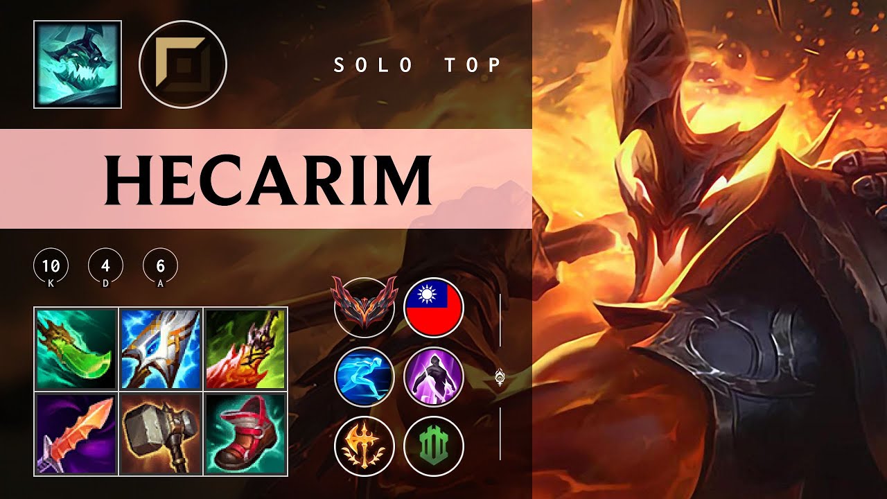 Hecarim Top vs Akali - TW Grandmaster Patch 25.22