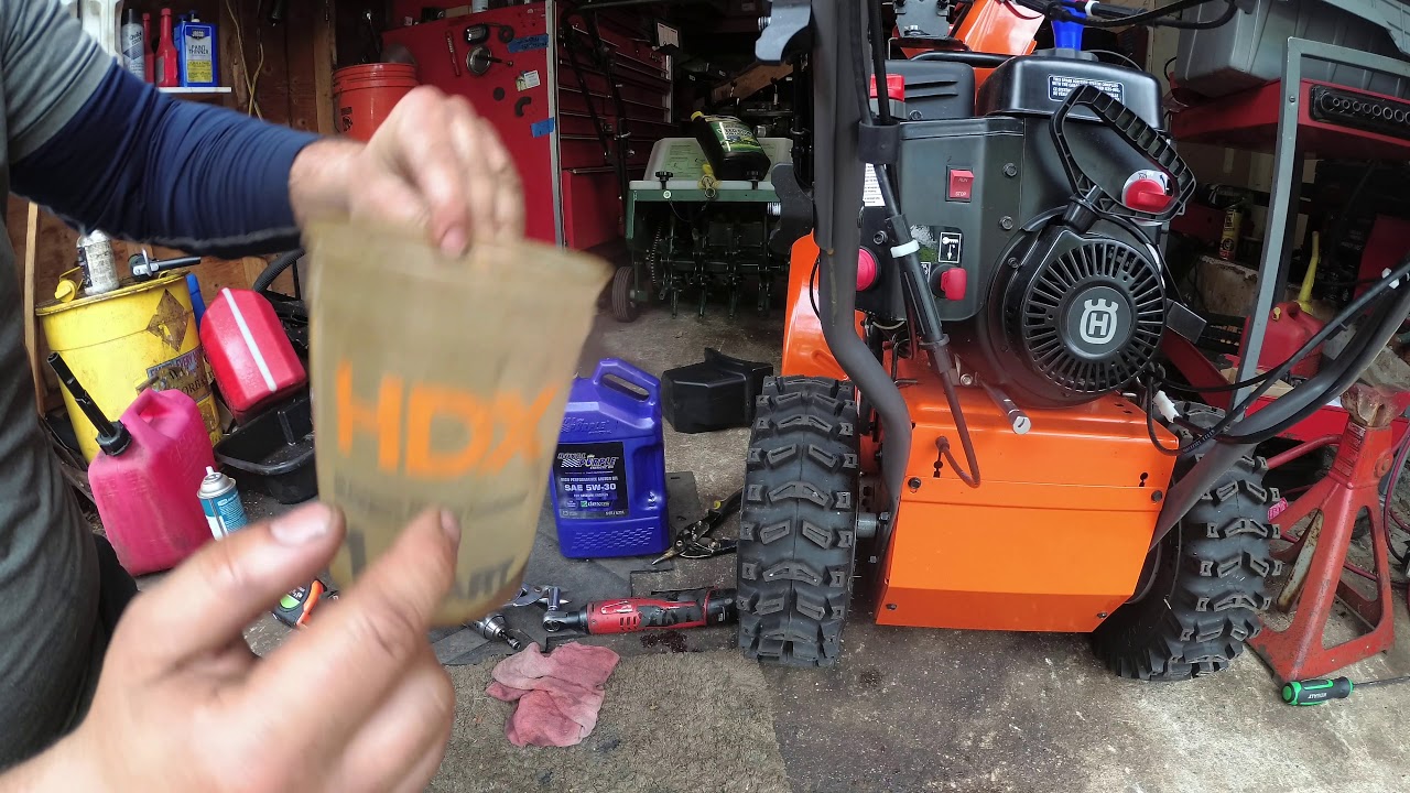 $125 Husqvarna ST224 2 Stage Snow Blower P4  HOW TO Tune-Up / Maintain / Winterize