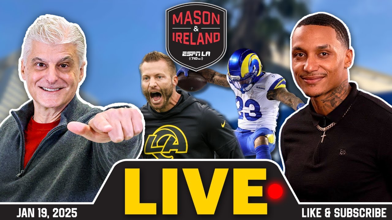 RAMS TO THE NFC CHAMPIONSHIP! Round III vs Seahawks🔥 Lakers W Before Grammy Trip - Mason & Ireland
