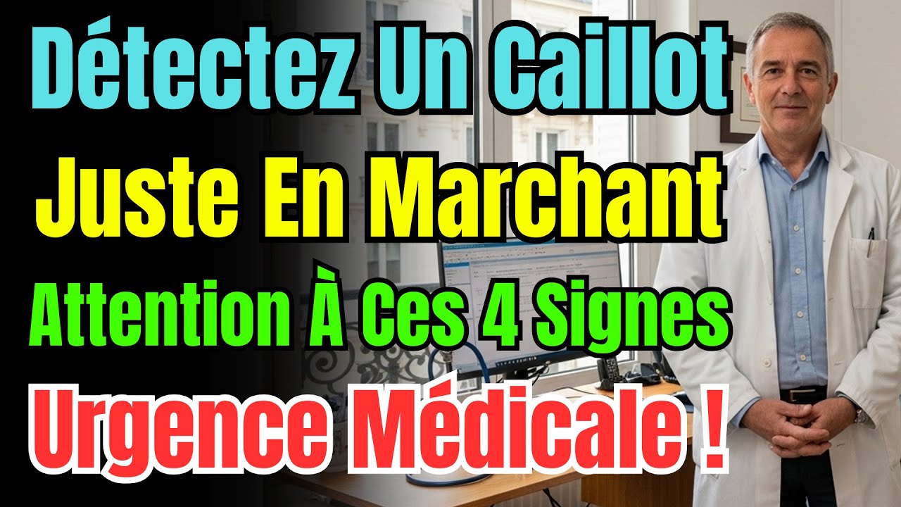 Écoutez Vos Jambes En Marchant : 4 Signaux D'alarme De Vaisseaux Bouchés. Danger D'avc !