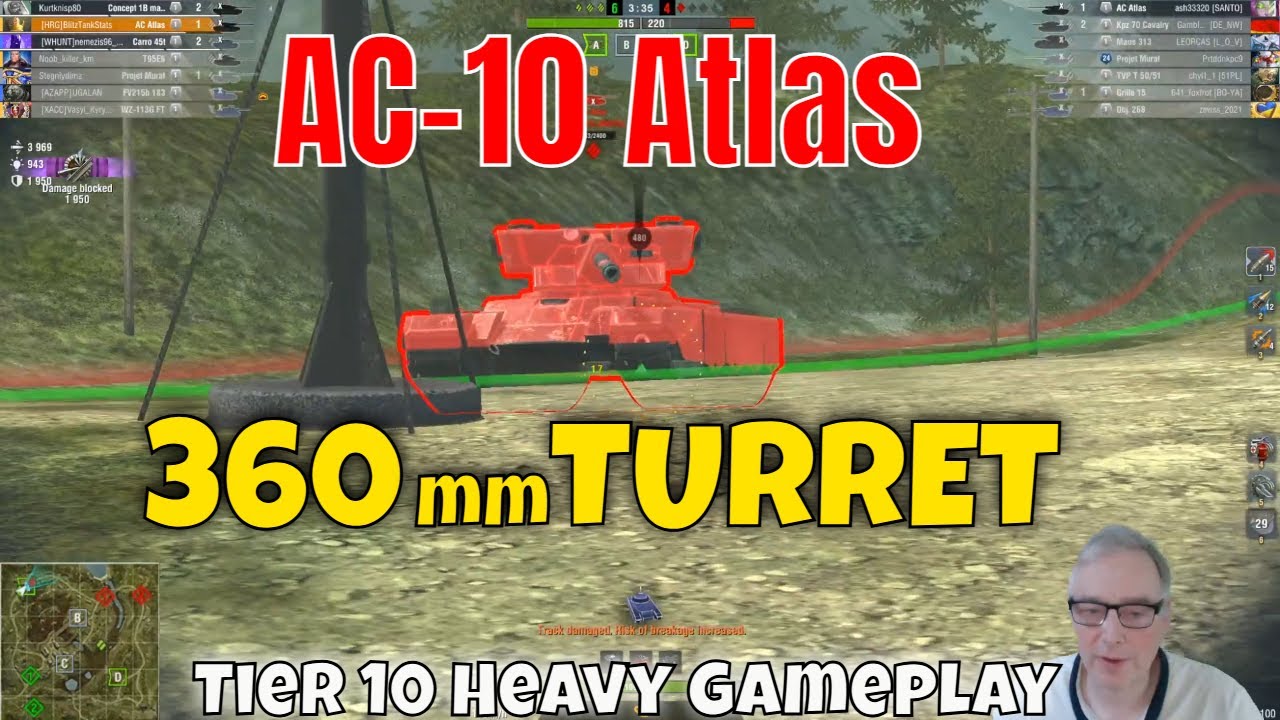Геймплей AC Atlas — проблема с режимом Blitz в WoT на данный момент.