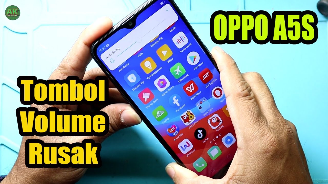 Mengatasi tombol volume rusak tidak berfungsi OPPO A5S || Cara ganti tombol volume OPPO A5S