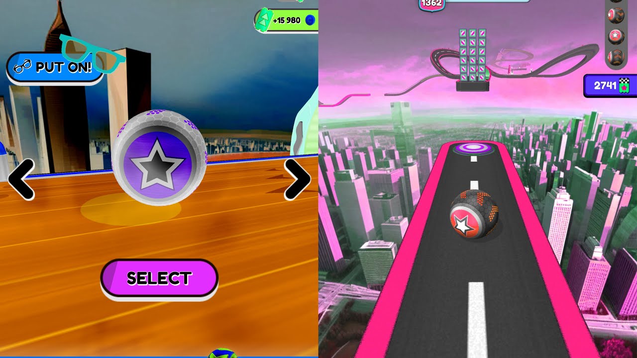 Going Balls Speedrun Challenge Vs Reverse Balls Speedrun Walkthrough Gameplay