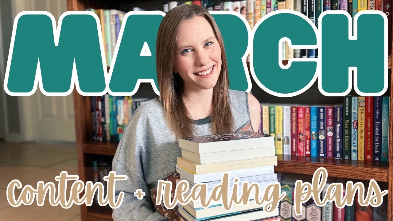 March TBR + Content Plans | Middle Grade March, Let’s Get Graphic, Bows & Books, and more! 🍀