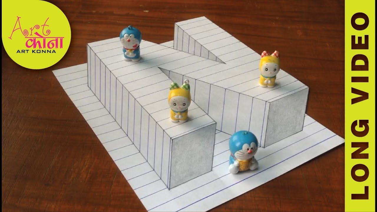 Amazing way to Draw the Letter N in 3D - 3D Drawing - Trick Art With Graphite Pencils