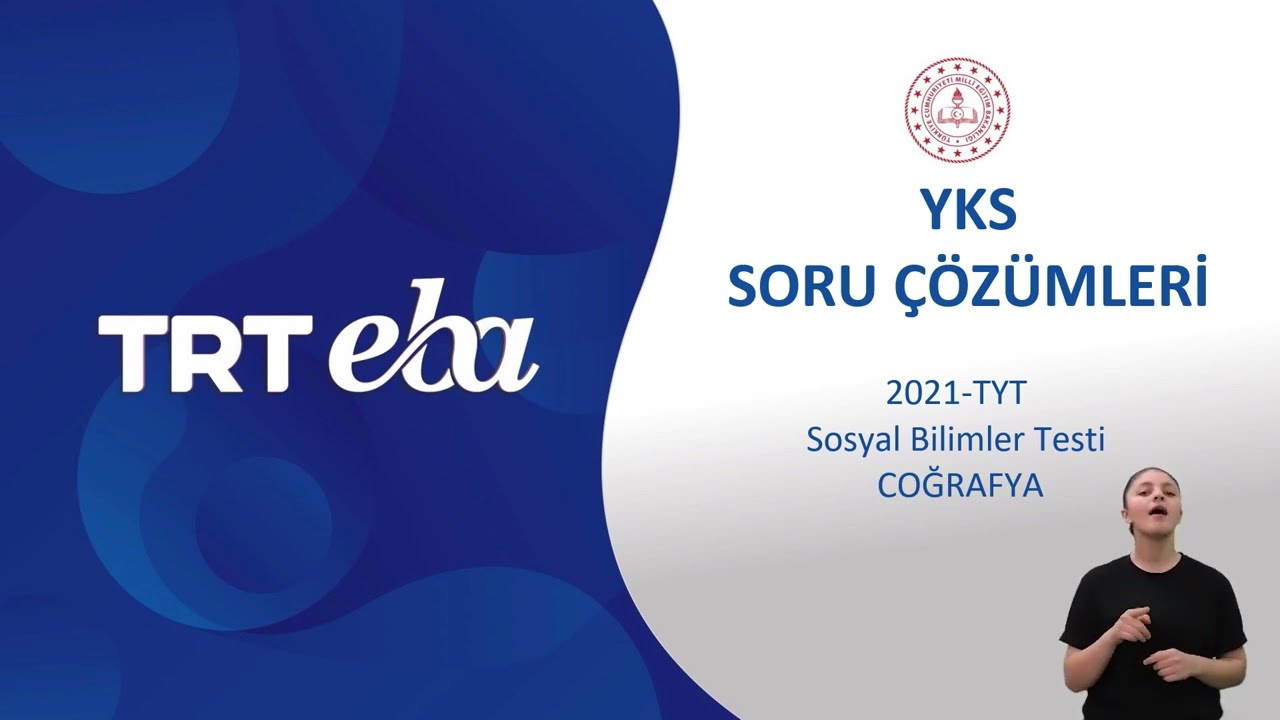 2021 YKS Sınav Soru &Ccedil;&ouml;z&uuml;m&uuml; Coğrafya (TYT)