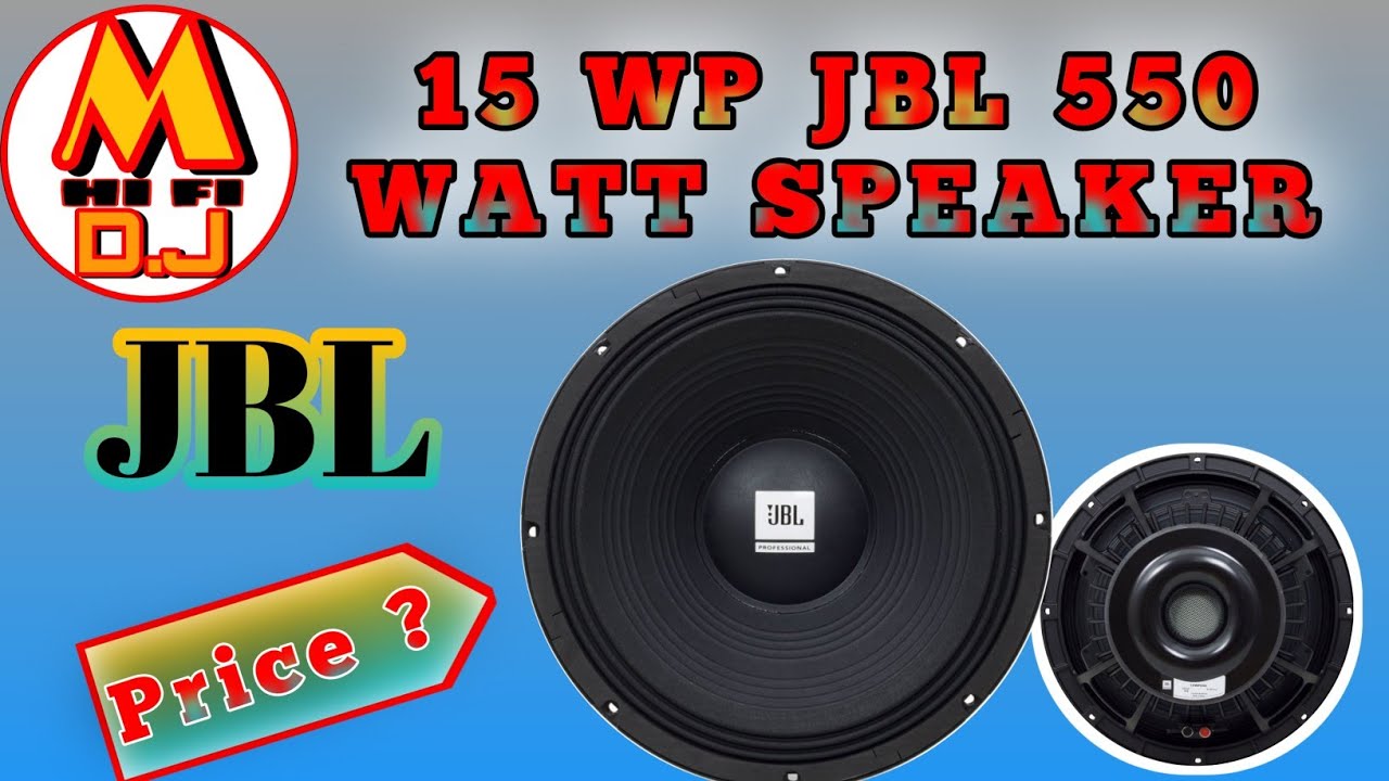 JBL 550 watt speaker for live top and monitor
