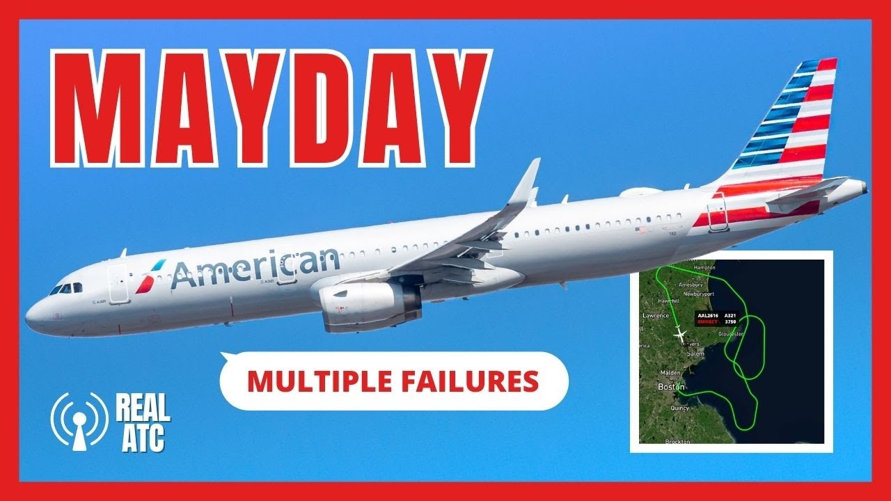 MAYDAY: A321 Returns to Boston After Multiple System Failures