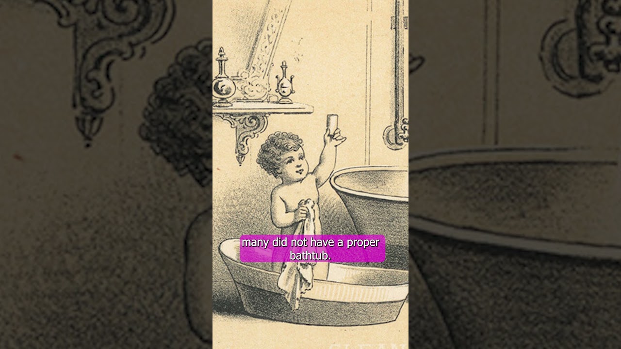 Tomando un ba&ntilde;o en la Inglaterra victoriana #shorts #victoriano #&eacute;pocavictoriana #historia #datos...