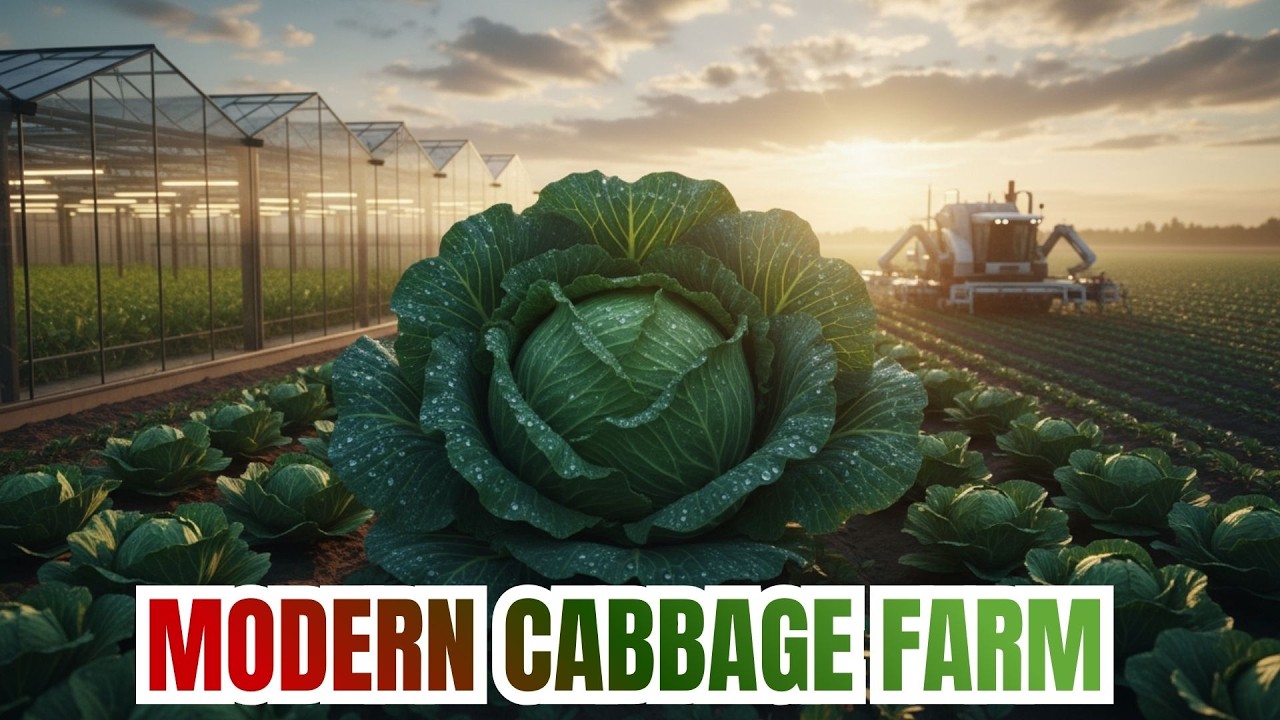 Modern farming the green throne a CABBAGE journey to harvest